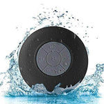 Bluetooth Speaker Water-Resistant Suction Cup Hands-Free Calling