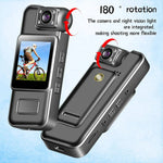 Body Camera 4K 180° Rotating Lens Infrared Night Vision