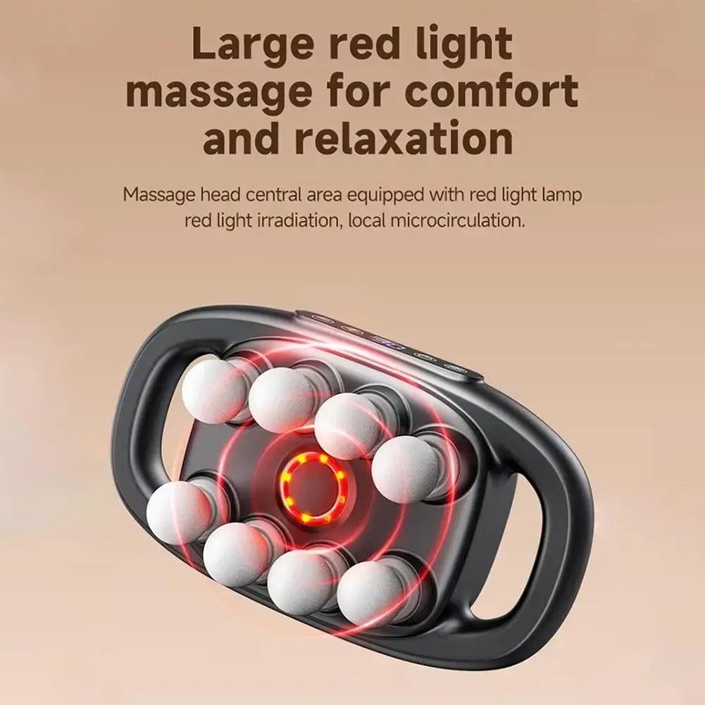 Body Massager Multi-Head Deep-Tissue Dual-Handle
