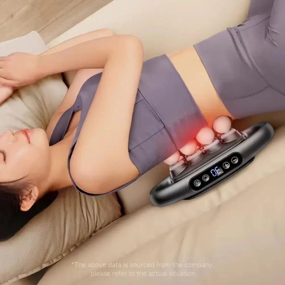 Body Massager Multi-Head Deep-Tissue Dual-Handle