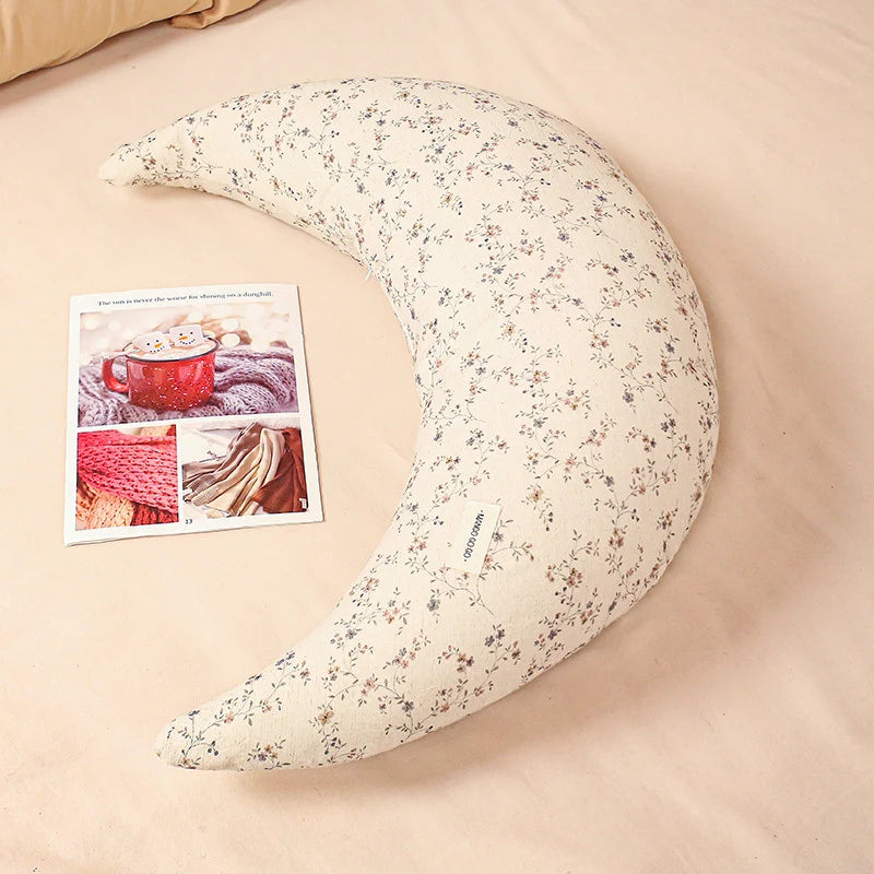 Body Pillow Floral Pattern Soft PP Cotton Filling 29.5 Inch Length