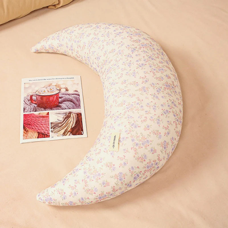 Body Pillow Floral Pattern Soft PP Cotton Filling 29.5 Inch Length