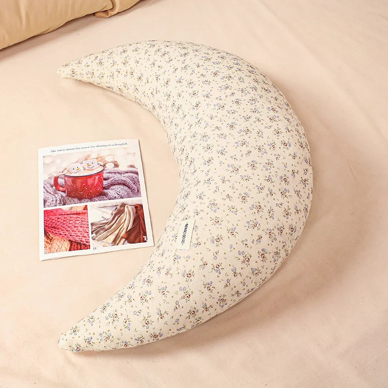 Body Pillow Floral Pattern Soft PP Cotton Filling 29.5 Inch Length
