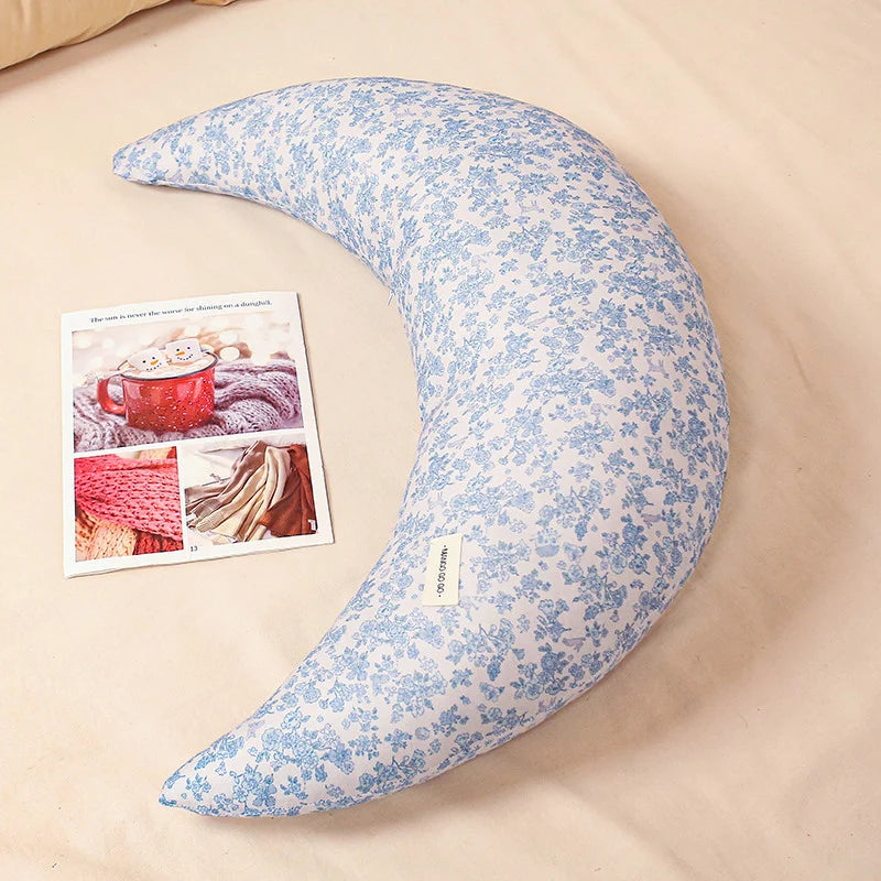 Body Pillow Floral Pattern Soft PP Cotton Filling 29.5 Inch Length