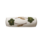 Bolster Pillow Neck & Lumbar Embroidered Floral Removable Cover