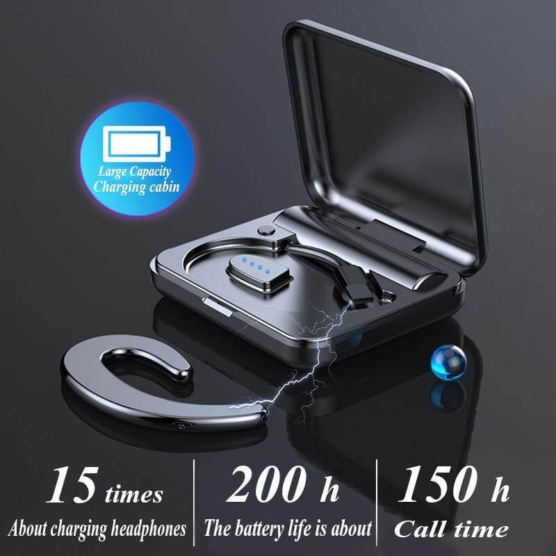 Bone Conduction Headphones Open-Ear Wireless Bluetooth 4.2 Comfort Fit
