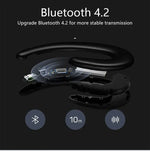 Bone Conduction Headphones Open-Ear Wireless Bluetooth 4.2 Comfort Fit