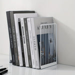 Bookends Iron Construction Non-Slip Design