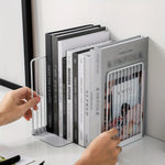 Bookends Iron Construction Non-Slip Design