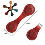 Bookmarks Genuine Leather Magnetic Set of 2