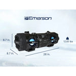 Boombox 60W Dual Subwoofers Bluetooth Streaming