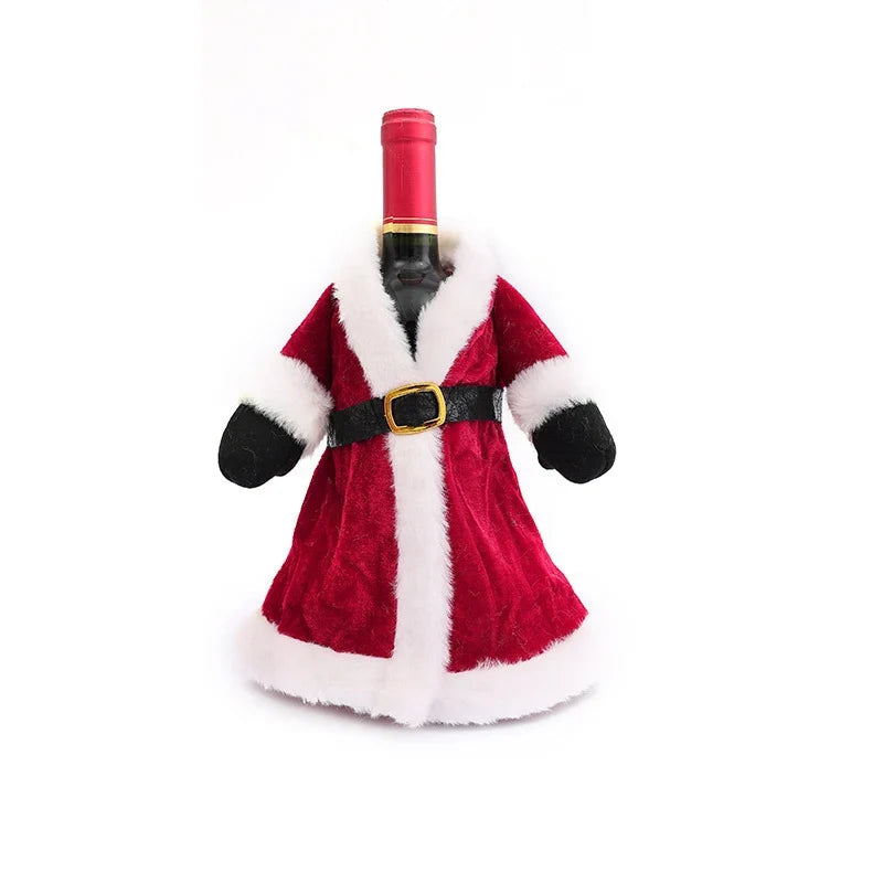 Bottle Cover Santa Design Soft & Durable