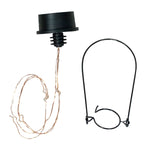 Bottle Lantern Kit Solar-Powered Amber LED 2-Piece Set