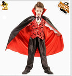 Boys' Vampire Costume Complete Set With Accessories