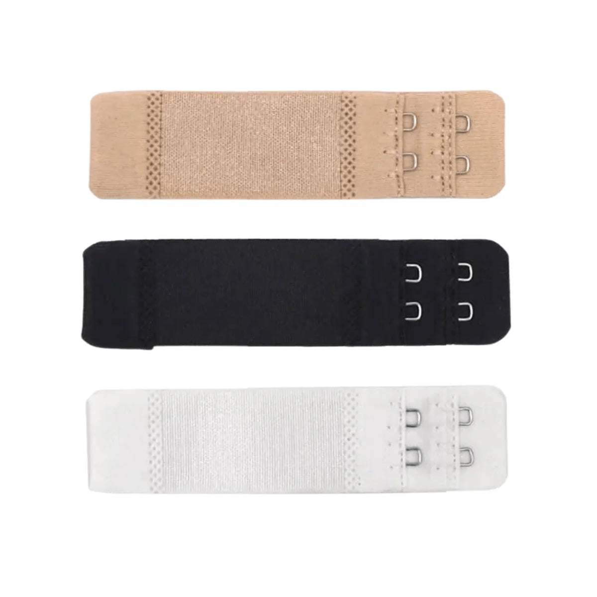 Bra Extender Elastic Stretch Panel Set of 3 in Neutral Colors