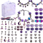 Bracelet Making Kit Adjustable Glass Beads & Charms