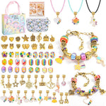 Bracelet Making Kit Adjustable Glass Beads & Charms