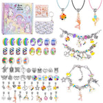 Bracelet Making Kit Adjustable Glass Beads & Charms