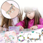 Bracelet Making Kit Adjustable Glass Beads & Charms