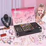 Bracelet Making Kit Adjustable Glass Beads & Charms