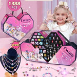 Bracelet Making Kit Adjustable Glass Beads & Charms