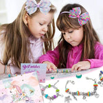 Bracelet Making Kit Adjustable Glass Beads & Charms