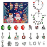 Bracelet Making Kit Advent Calendar 24 Charms & Beads