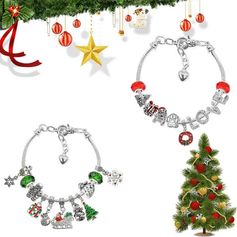 Bracelet Making Kit Advent Calendar 24 Charms & Beads