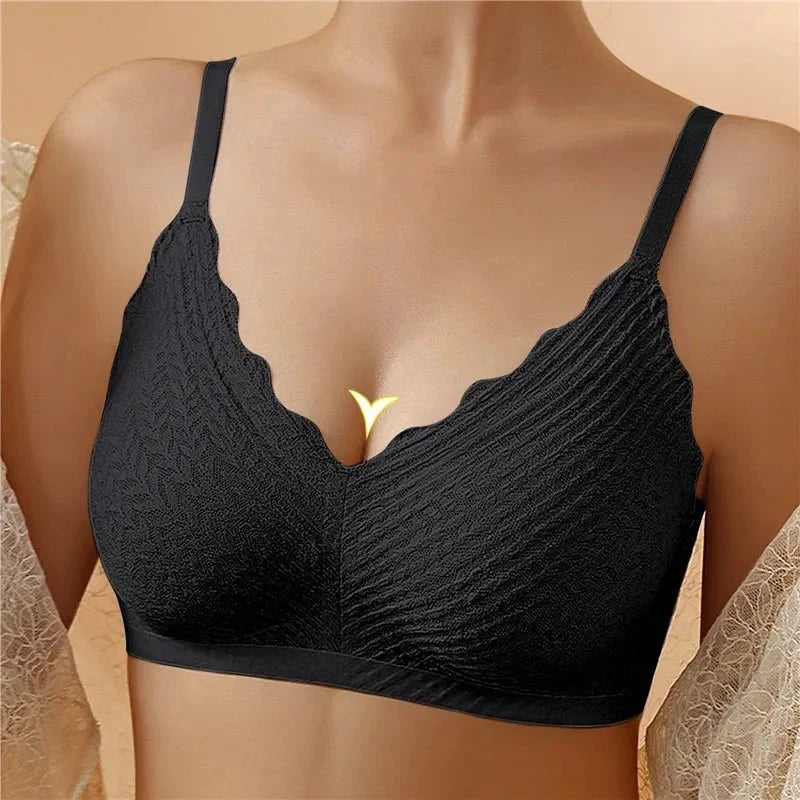 Bralette Wire-Free Seamless Breathable Stretch Fabric