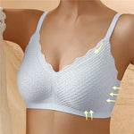 Bralette Wire-Free Seamless Breathable Stretch Fabric