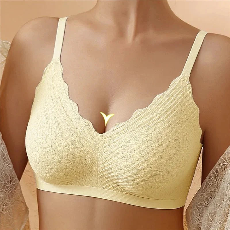 Bralette Wire-Free Seamless Breathable Stretch Fabric
