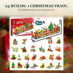 Brick Advent Calendar Christmas Train 24 Builds 872 Pieces