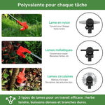 Brush Cutter Cordless Ergonomic Handle Wear-Resistant Blade