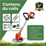 Brush Cutter Cordless Ergonomic Handle Wear-Resistant Blade