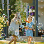 Bubble Machine Multi-Hole LED Rechargeable Cordless Portable