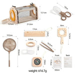 Bug Observation Kit Wooden Magnifier Set