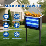 Bug Zapper Solar-Powered UV 2,000 Sq Ft Coverage