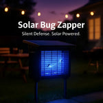 Bug Zapper Solar-Powered UV 2,000 Sq Ft Coverage