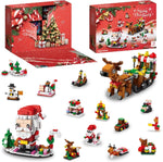 Building Block Advent Calendar 24-Day Christmas Village Theme