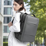 Business Backpack Expandable Water-Repellent Padded Laptop Compartment