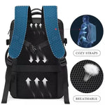 Business Backpack Expandable Water-Repellent Padded Laptop Compartment
