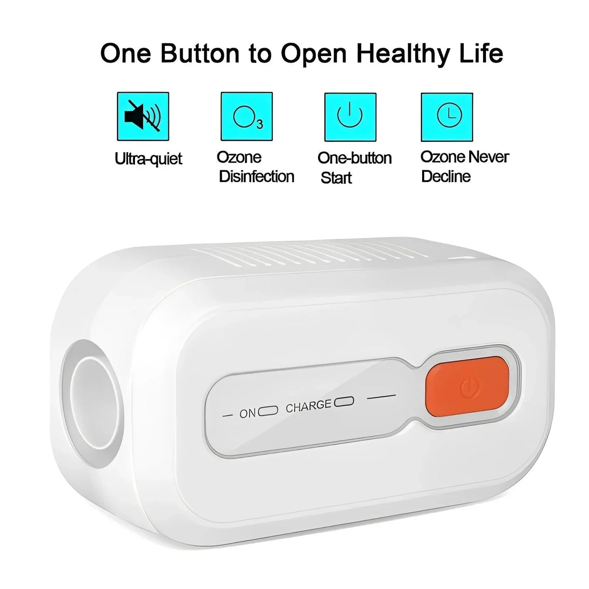 CPAP Cleaner Ozone Sanitizing 30-Minute Cycle USB Rechargeable