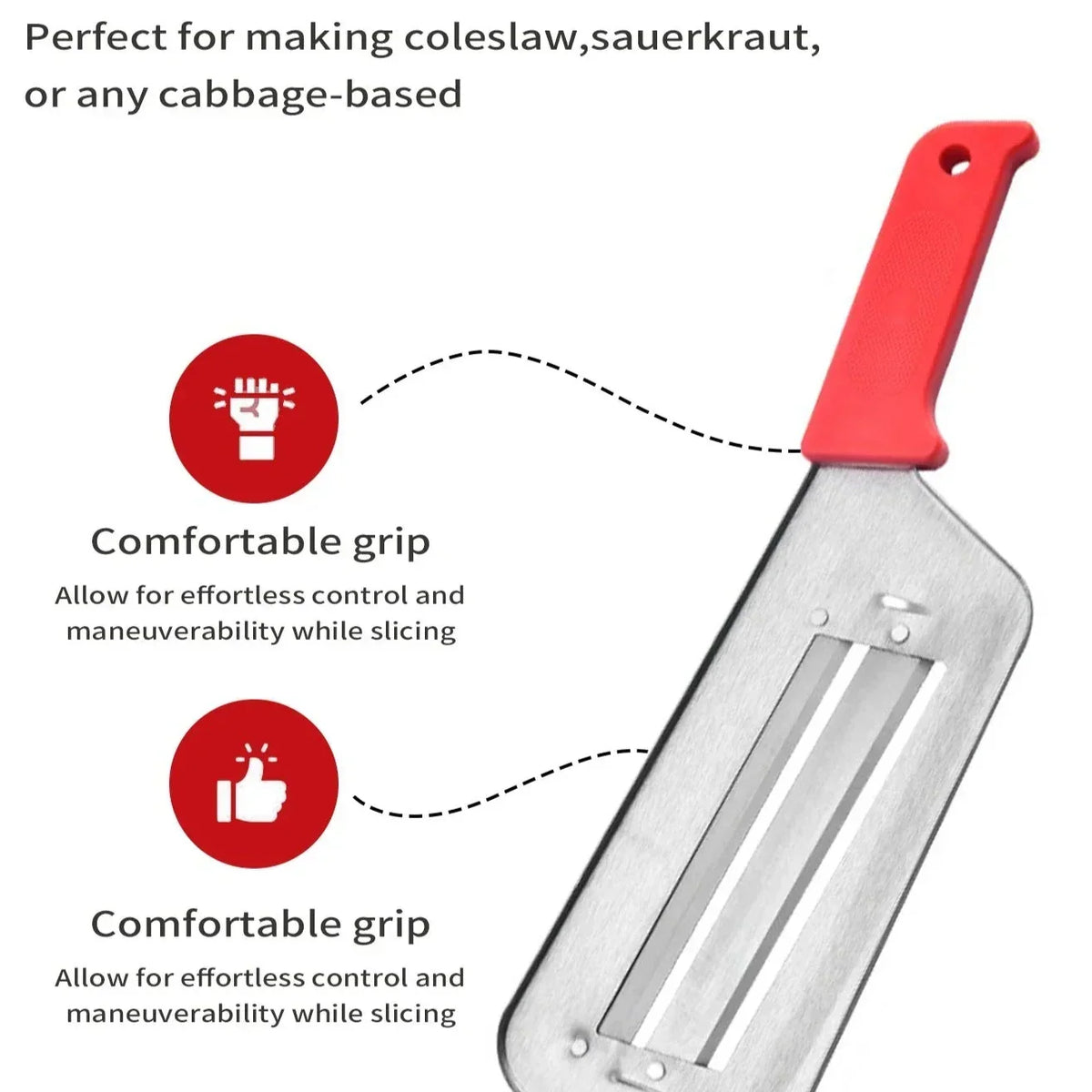 Cabbage Shredder Dual Stainless Steel Blades