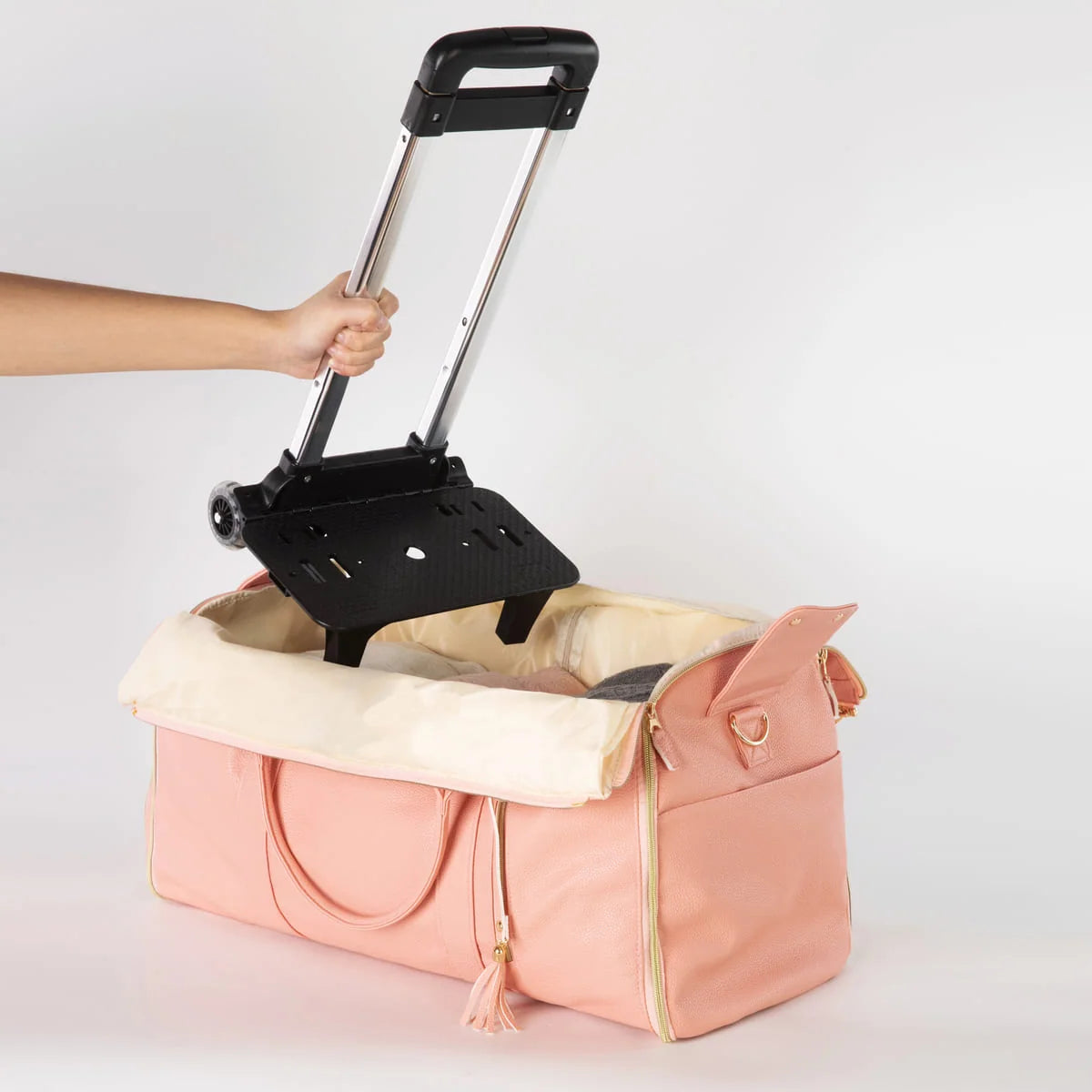 Cabin Travel Bag Integrated Hanging System Shoe Compartment Water Resistant
