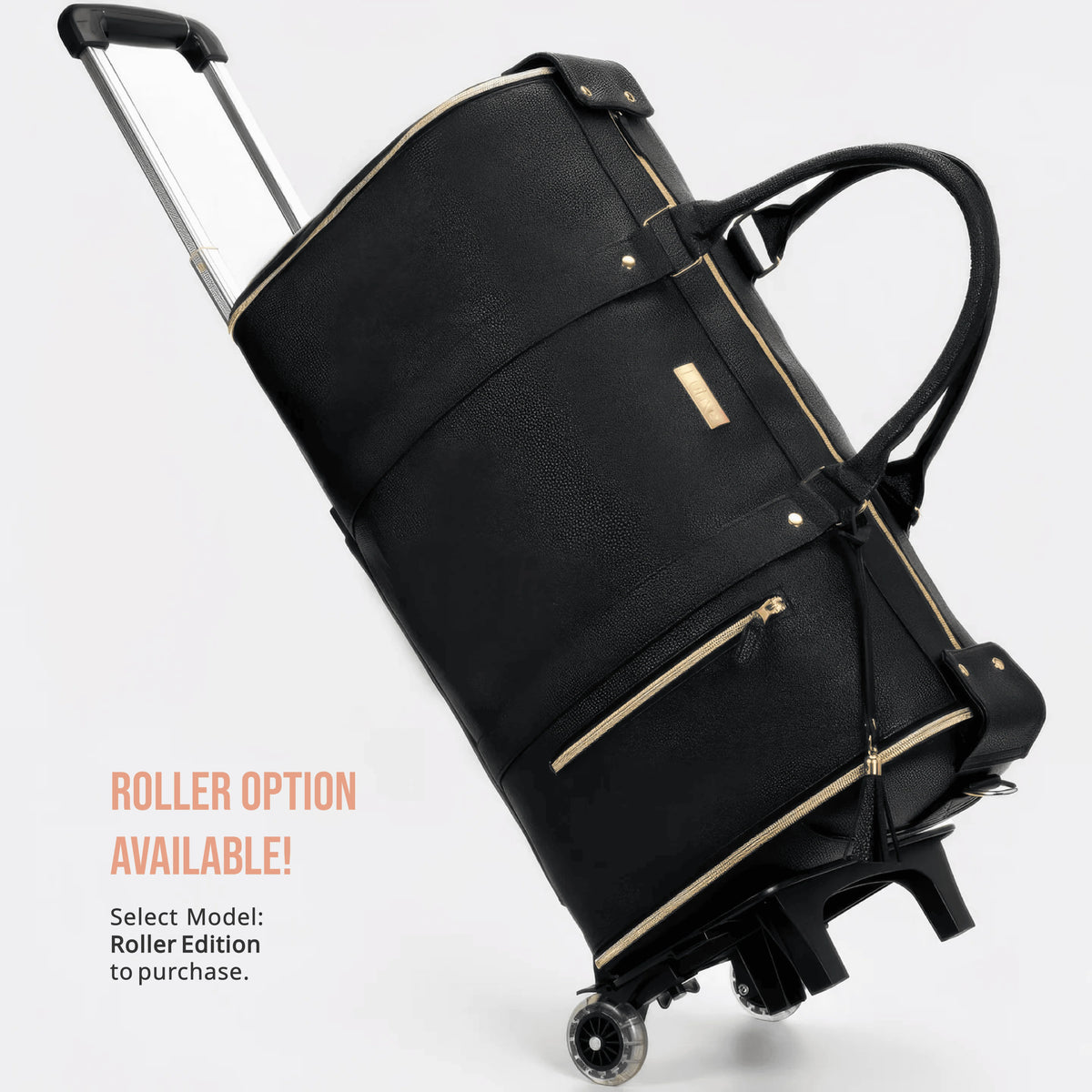 Cabin Travel Bag Integrated Hanging System Shoe Compartment Water Resistant