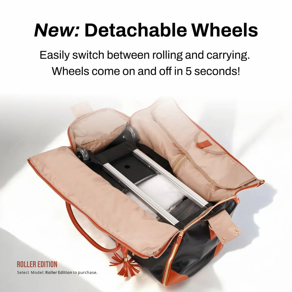 Cabin Travel Bag Integrated Hanging System Shoe Compartment Water Resistant