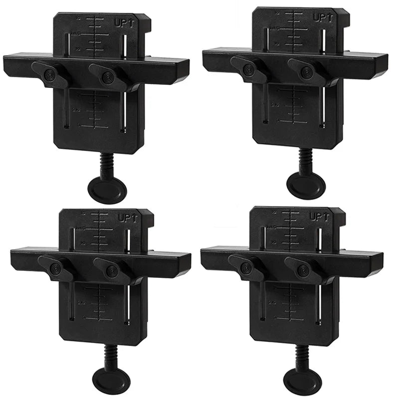 Cabinet Door Mounting Jig Adjustable Screwless Protective Pads
