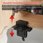 Cabinet Door Mounting Jig Adjustable Screwless Protective Pads
