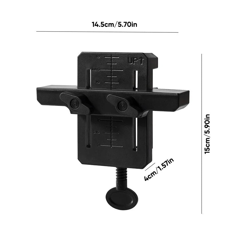 Cabinet Door Mounting Jig Adjustable Screwless Protective Pads