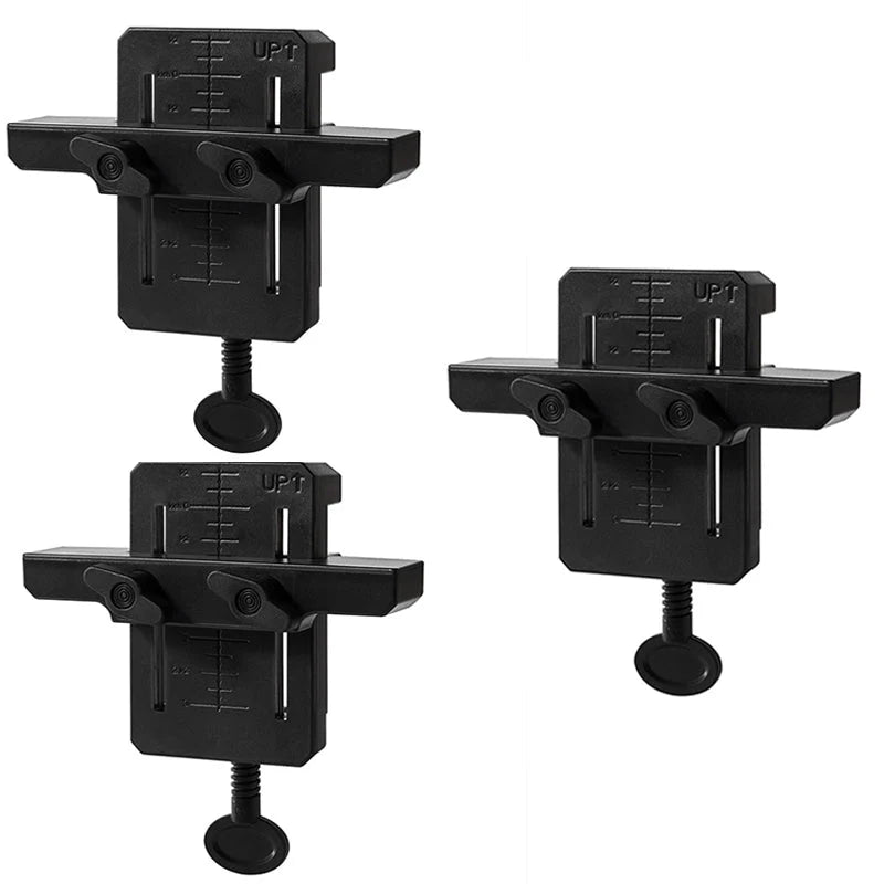 Cabinet Door Mounting Jig Adjustable Screwless Protective Pads